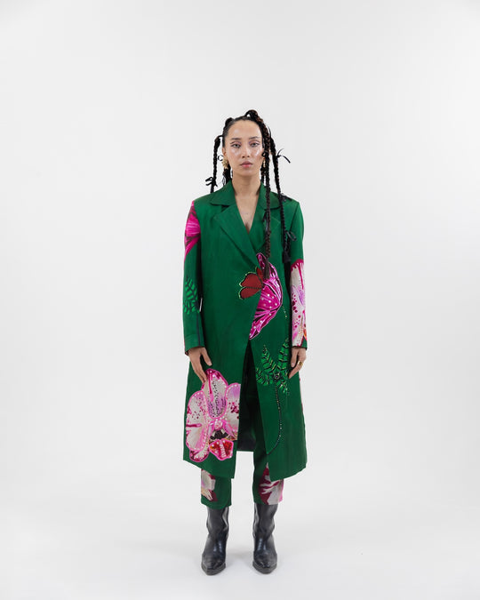 Olive Stem trenchcoat