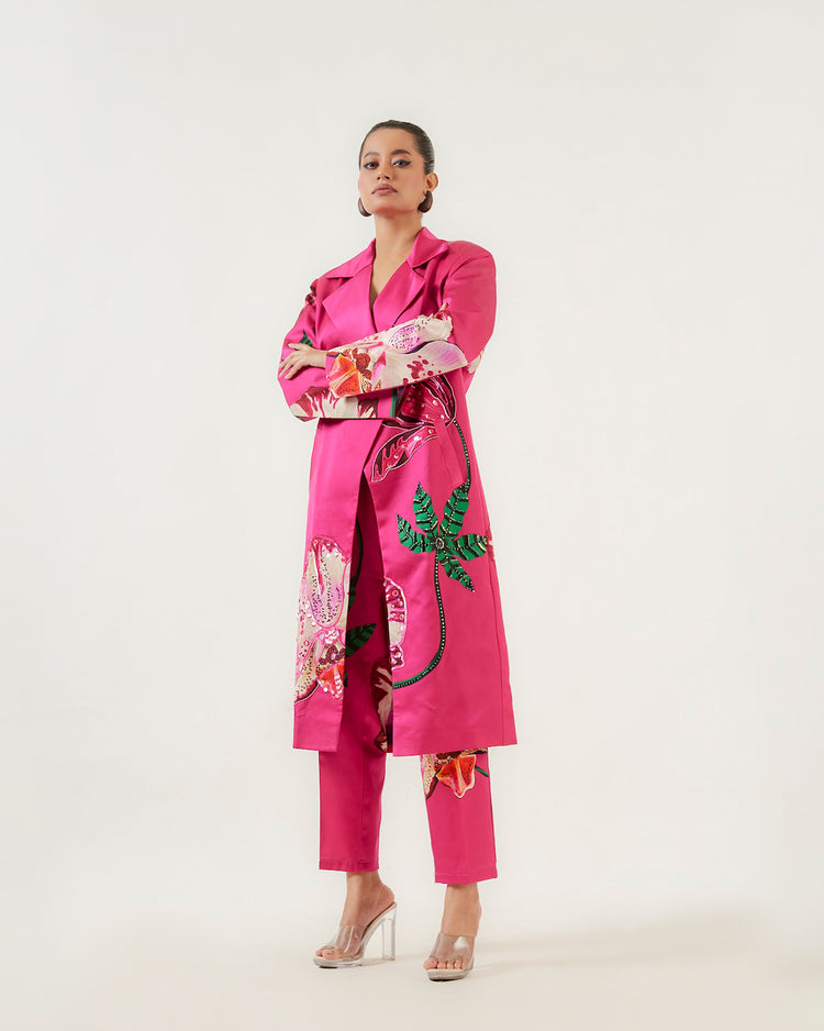 Blush Stem trenchcoat