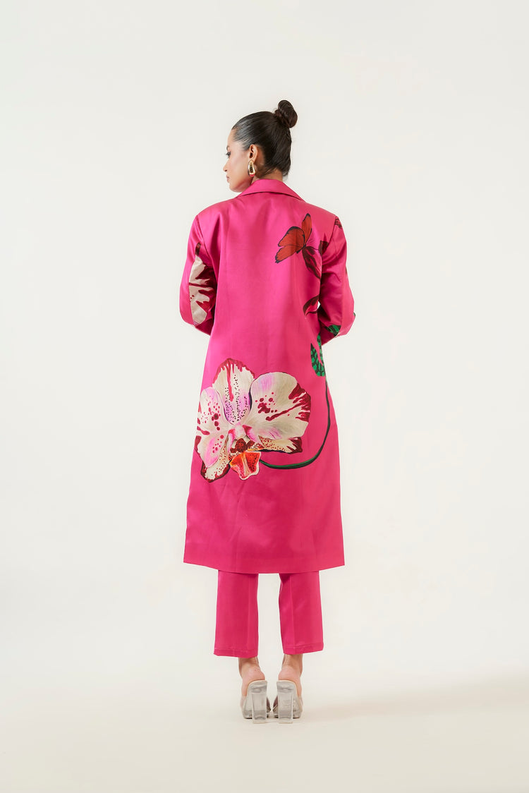 Blush Stem Trenchcoat Set