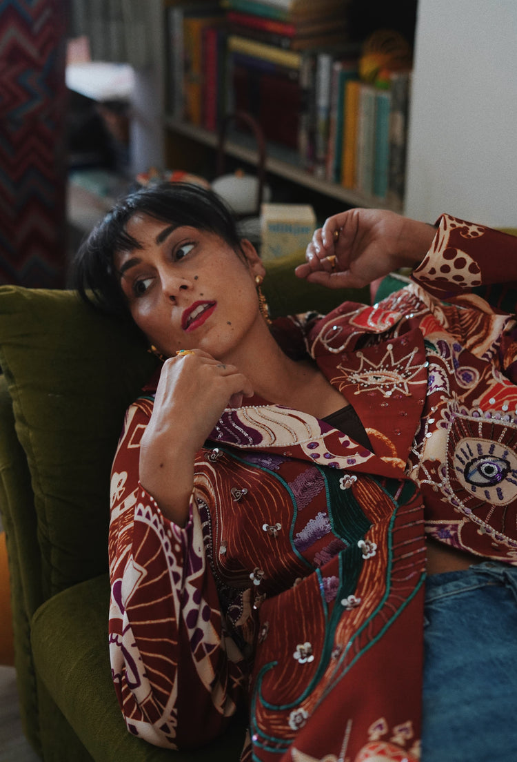 Brown Wonderland Trench Coat