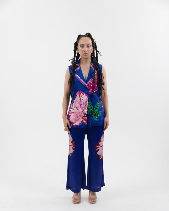 Indigo Flare Coord Set