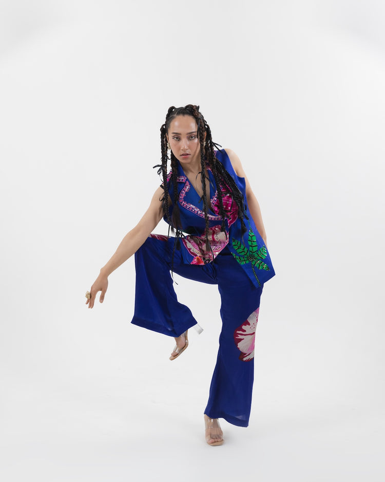 Indigo Flare Coord Set