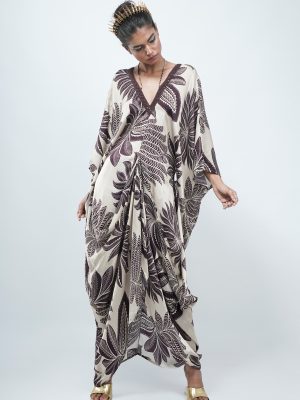 Skandamata Chocolate Brown kaftan