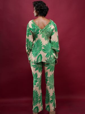 Skandamata Coord Pant Set : (Pine Green)